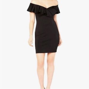 🔥 NWT! GUESS Black Off the Shoulder Dress - Size XL